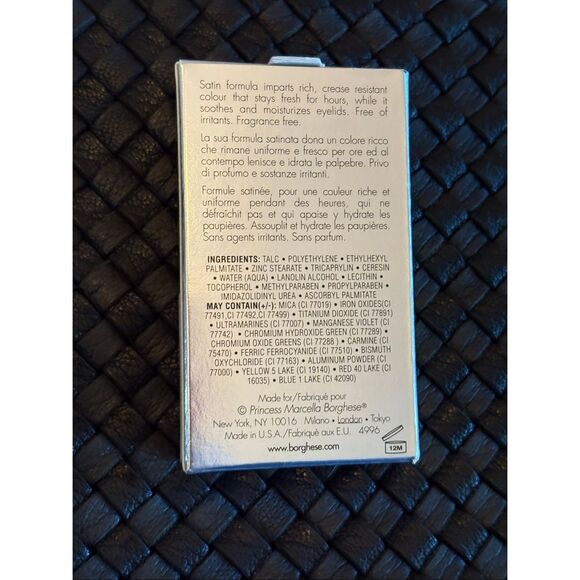 BORGHESE - NWT Satin Shadow Milano Trio Eyeshadow Palette in #8 "Terra Toscana" - Picture 3 of 15